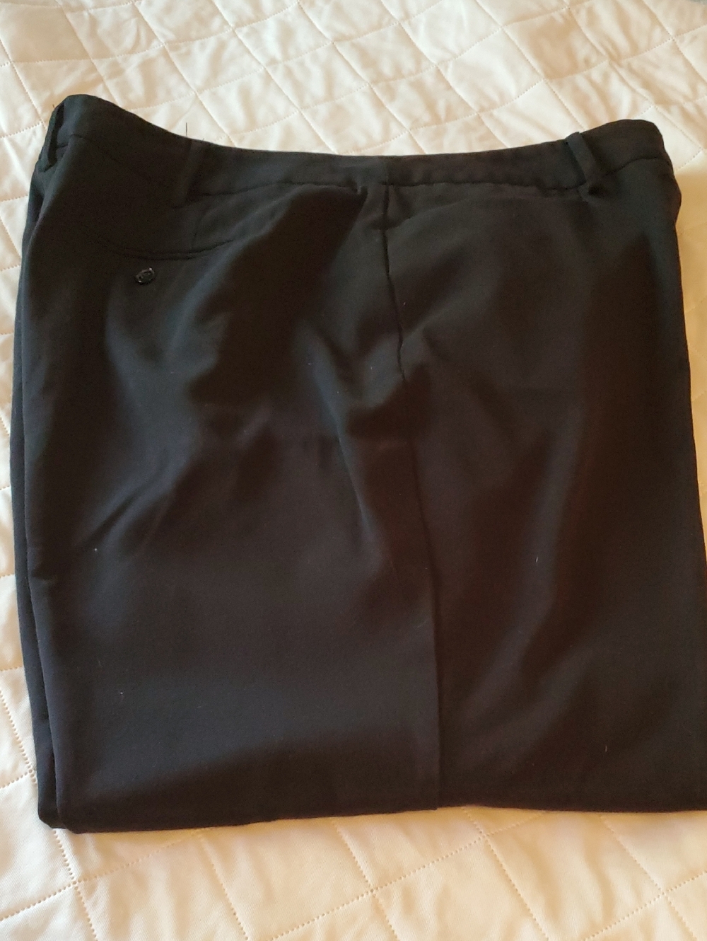 Lane Bryant Black Dress Pants with Subtle Stretch